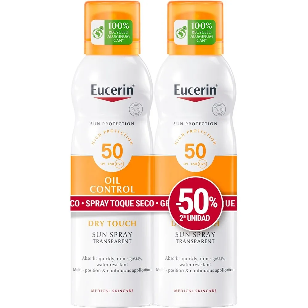 Duplo Protector Solar cuerpo Dry Touch SPF 50 Eucerin - Eucerin® - FashionsVida