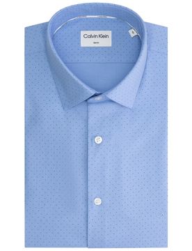 Camicia celeste in twill K10K1129460GY