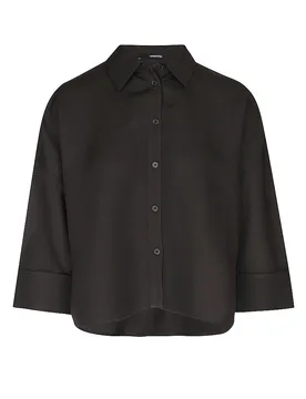 Blusa camisera ZALEA negro 38 - someday - FashionsVida