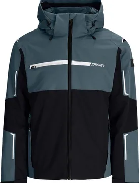 Warme Skijacke aus Primaloft® Titan Jacket Black für Herren Größe XL schwarz - Spyder - FashionsVida