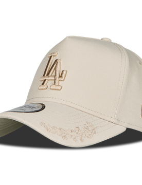 E-frame Closed Back Mlb La Dodgers Unisex Kappen - Beige - One Size Beige One Size