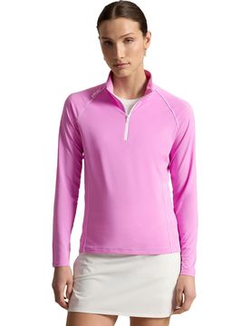 Pullover Knit Half-Zip, lila l