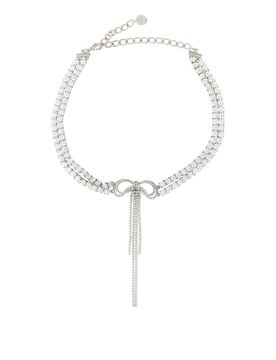 Collana 'doppio fiocco di cristallo'