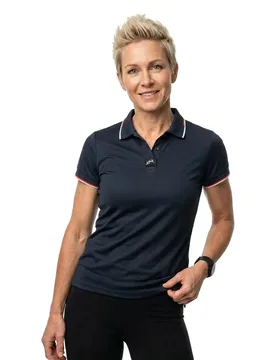 Tech Short Sleeve Polo Navy XS Women - Zhik - FashionsVida