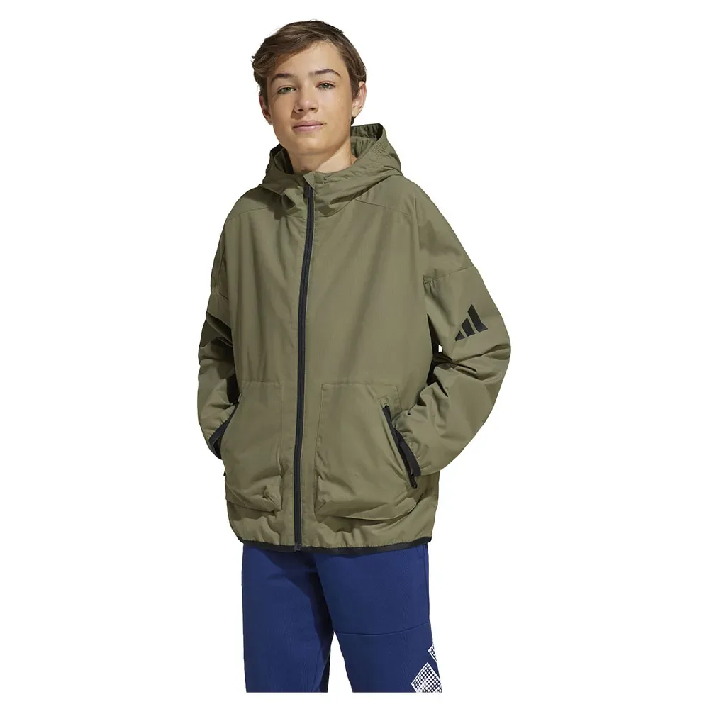 Giacca Utility Olive Strata / Black 7-8 Anni - Adidas - FashionsVida