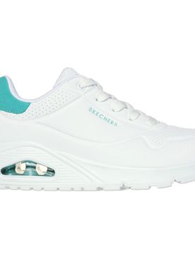 Uno zapatilla moda mujer Blanco (40)