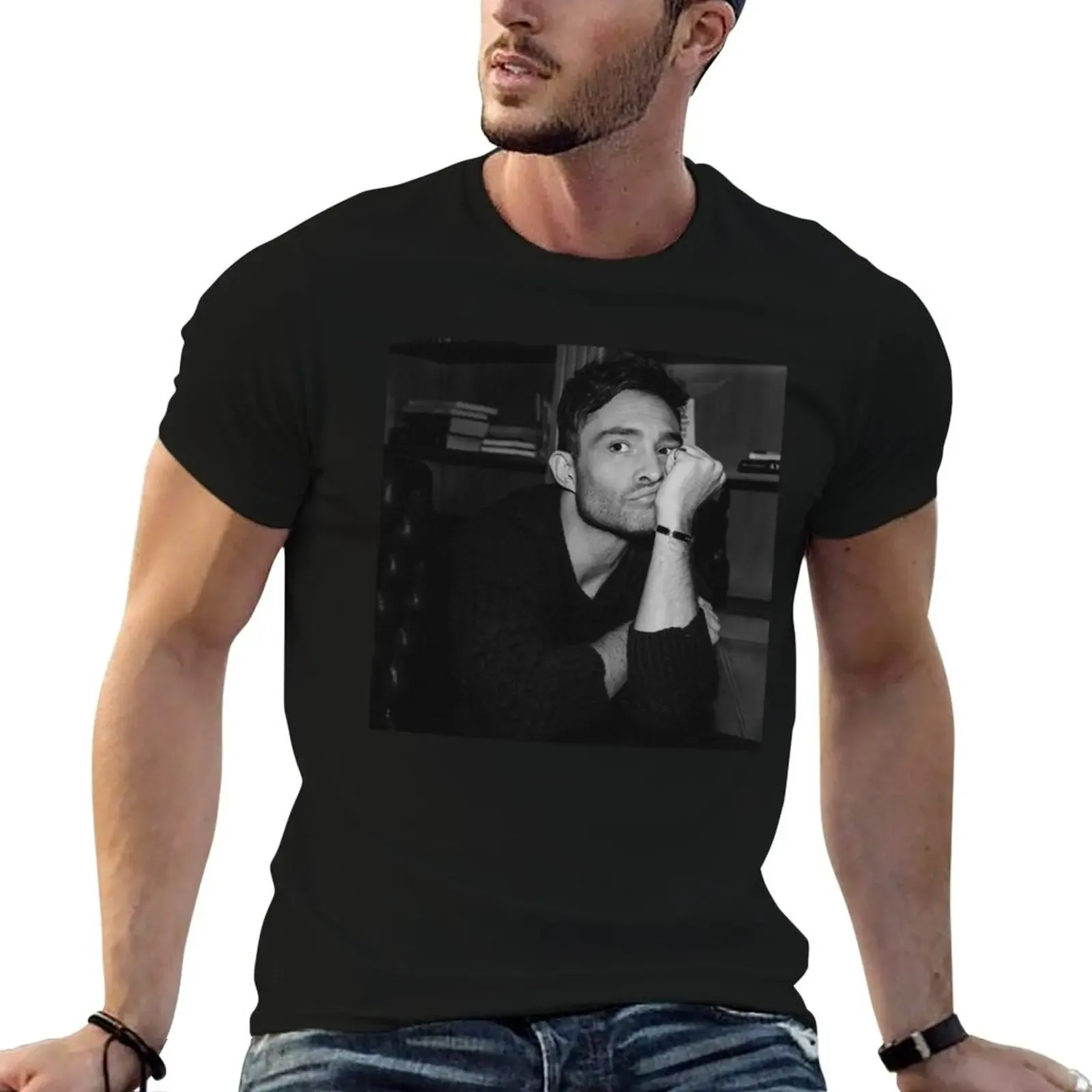 Ed Westwick T-Shirt Plus Size All Match Tee Shirt - Aliexpress - FashionsVida