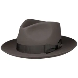 Stoakley Fur Felt Fedora Hat by - grey - Size: L (58-59 cm)