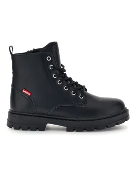 Anfibi Neri con Lacci e Suola Carrarmato Pasadina Refresh 121S 39 - Levi's - FashionsVida