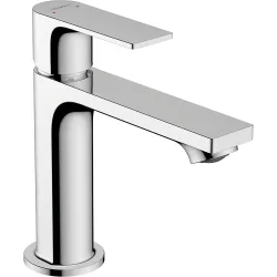 Grifo monomando con caño largo desagüe automático para lavabo Rebris E
