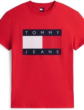 T-Shirt Tjm Reg Big Flag Ss Eu S;Eu M Male
