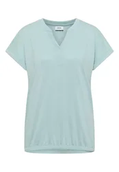 Solid Rib Collar Tunic female