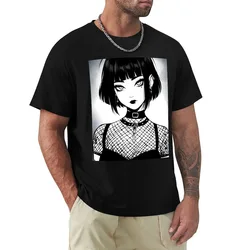 Goth Alt Girl T-Shirt Plus Size Non-Shrink T-Shirt