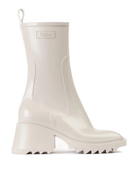 Chloé Back Loop Ankle Boots with Square Toe and 50mm Heel Height