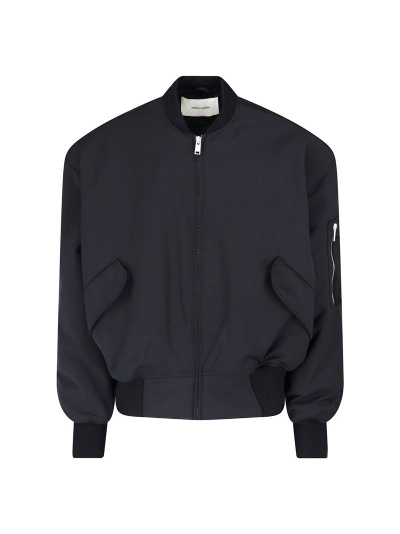 Wool-Blend Stretch Jacket