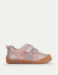 Kids' Leather Star Trainers (4 Small - 10½ Small) Blush Female