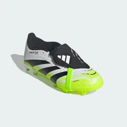 Kids Unisex Predator League Fold-Over Tongue Firm/multi-Ground Boots - White/multicolour - Size Uk 5.5