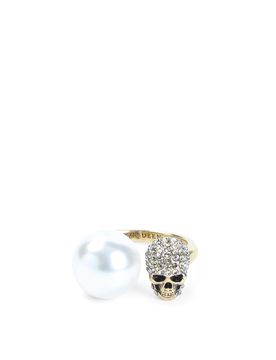 Anello Teschio Perlato