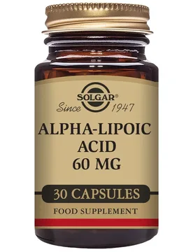 Acido Alfa Lipoico 60 Mg 30 Unità Brown - Solgar - FashionsVida