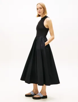 TJW RIB POPLIN TANK DRESS EXT female