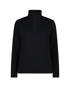 Camiseta interior con cremallera para mujer negro 40 - CMP - FashionsVida