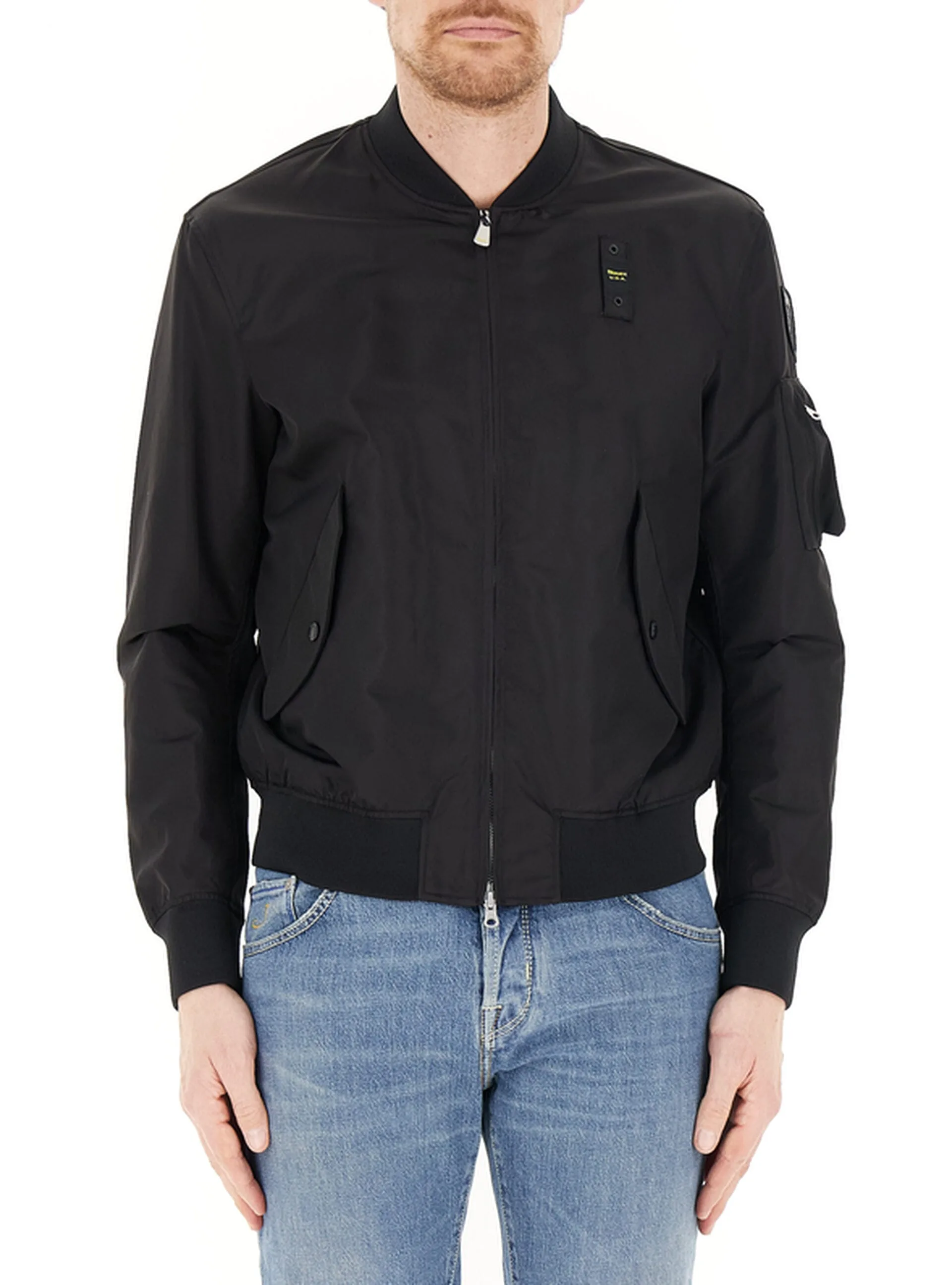 Blauer Bomber con zip NERO M - Blauer - FashionsVida