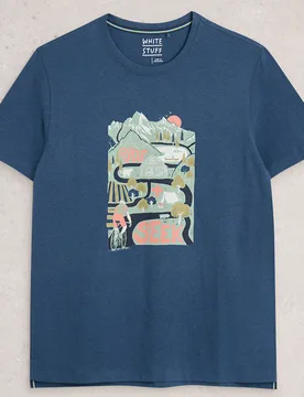 Abersoch Ride & Seek Graphic T-Shirt - White stuff - FashionsVida