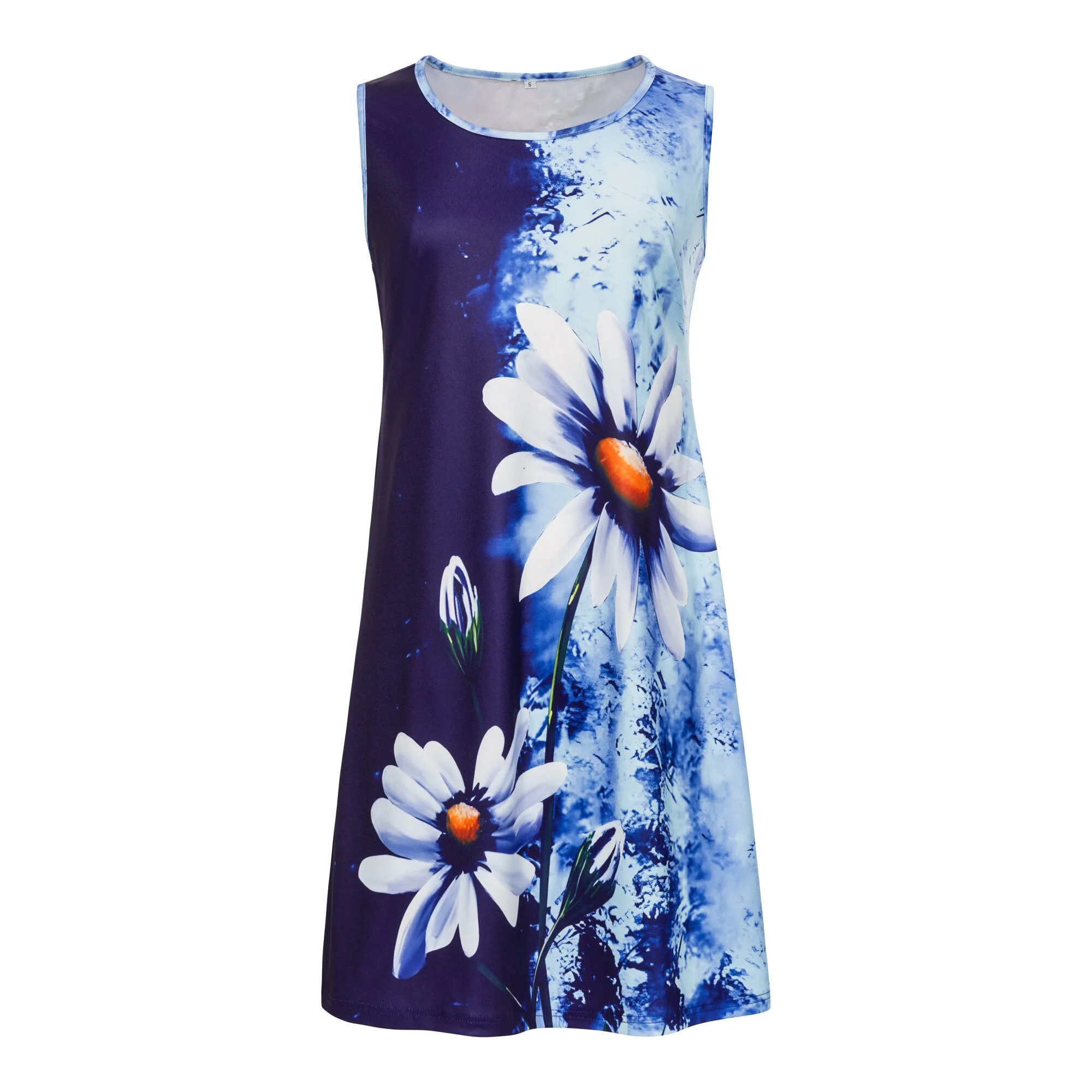 Sommerkleid „Margarete“ S blau - wedolina - FashionsVida