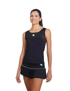 Hera Sleeveless T-shirt Black S - Belenberbel - FashionsVida