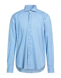 Fedeli Camisa Hombre Azul 44 Hombre