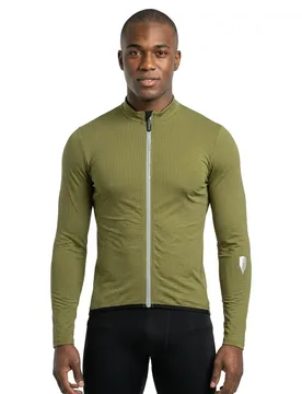 Maglia A Maniche Lunghe Dottore Pro Drab Green - Q36.5 - FashionsVida
