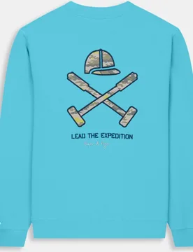 Harper & Neyer - Sudadera sin capucha de hombre con estampado grande - Harper & Neyer - FashionsVida