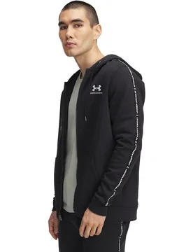 Sudadera de Hombre Casual UA Icon Fleece FZ Taping - Under Armour - FashionsVida