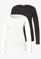 Langarm Shirts mit Rundhals im 2er-Pack female Multicolour