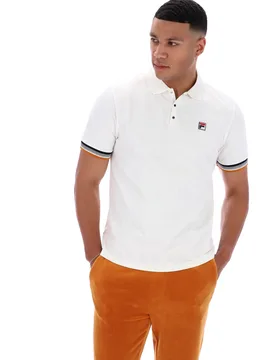 Gardenia Zev Cuff Detail Polo - XS - FILA - FashionsVida