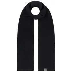 Fine Merino Knit Scarf by - blue - Female