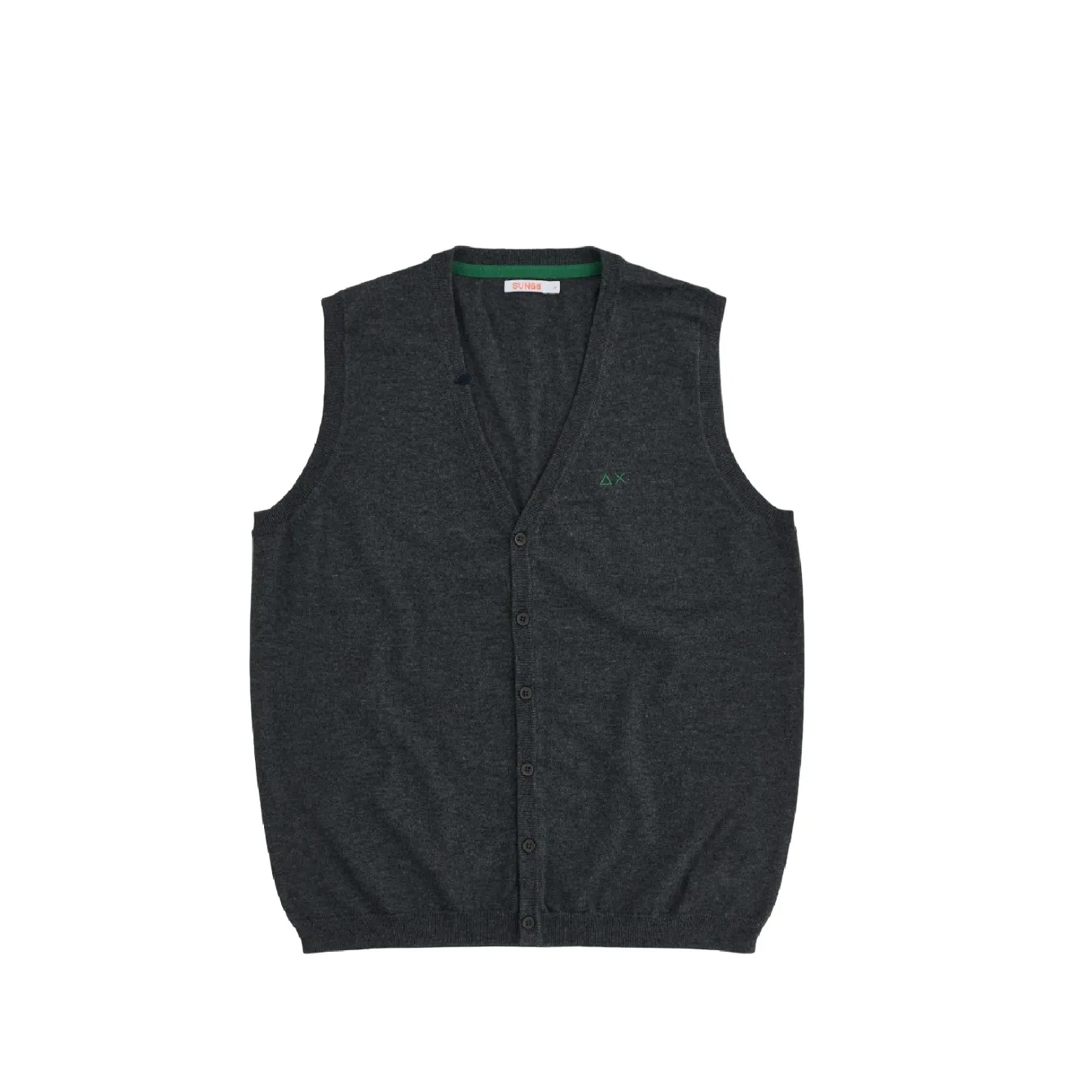 Gilet Solid 47 Grigio Scuro K40104 - Sun68 - FashionsVida
