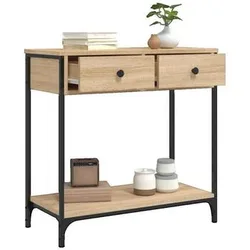 Table Console Bois D'Ingénierie Marron 75x34,5x75 Cm Einheitsgrösse