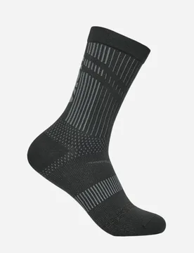 Trail Run Crew Sock in Black, Size Medium - HOKA - FashionsVida