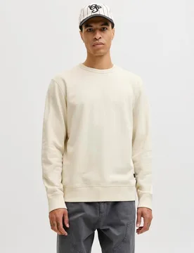 Jack & Jones - Sudadera de hombre sin capucha lisa - jack & jones - FashionsVida