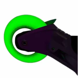 Roues De Patins Neons 4 Unités Green 80 mm - 85A unisex