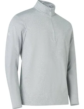 Layer Junior Dunbar Fleece 1/2-Zip, grau 130 - Abacus - FashionsVida