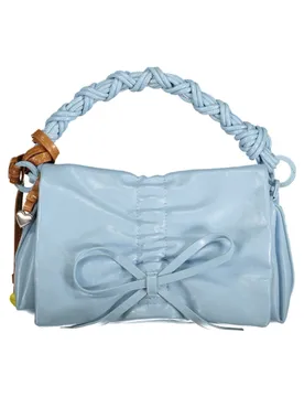 Damen MINI-Klapptasche Hellblau 26SAXPBO_AZ5048