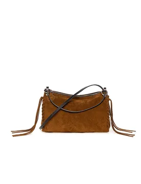 Sac en cuir - Sac bandoulière ORNAMENT ED. 5 marron - Ina Kent - FashionsVida