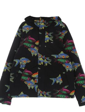 Giacca a Vento Uomo Fishbowl Jacket Black Multi