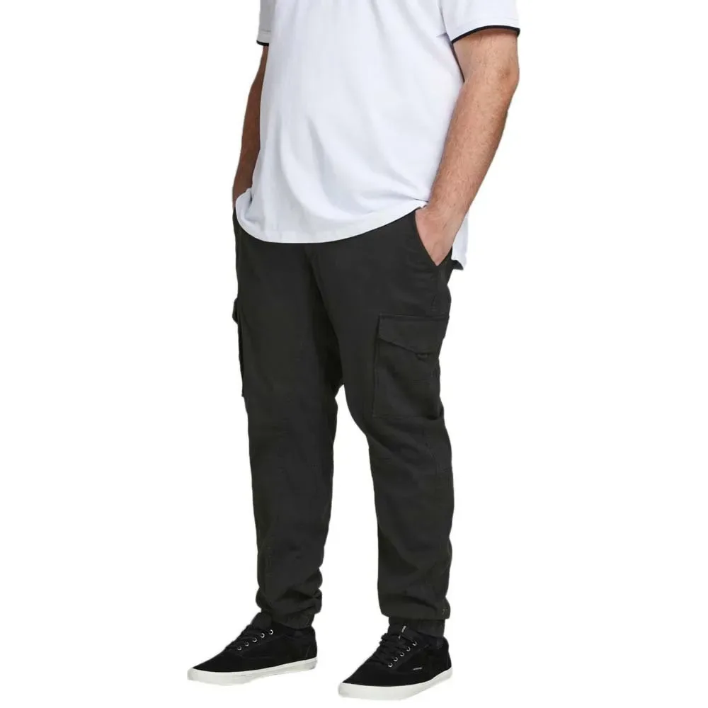 Pantaloni Cargo Paul Flake 53 Plus Size Black 42 - Jack & jones - FashionsVida