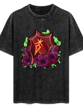 FFXIV Job Stone - DRK T-Shirt Tough Fabric Work Tee - Aliexpress - FashionsVida