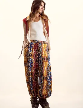 Pantalon conçu par mr. christian lacroix MATERIAL FINISHES XS female - Desigual - FashionsVida