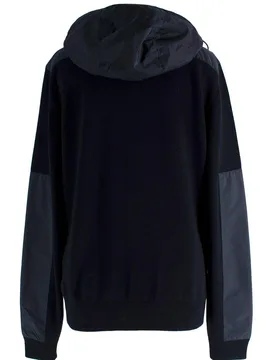 Navy Nylon and Wool Windbreaker - Prada - FashionsVida