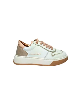 Scarpe Donna Sneakers Harrow-White Nude - Alexander Smith - FashionsVida